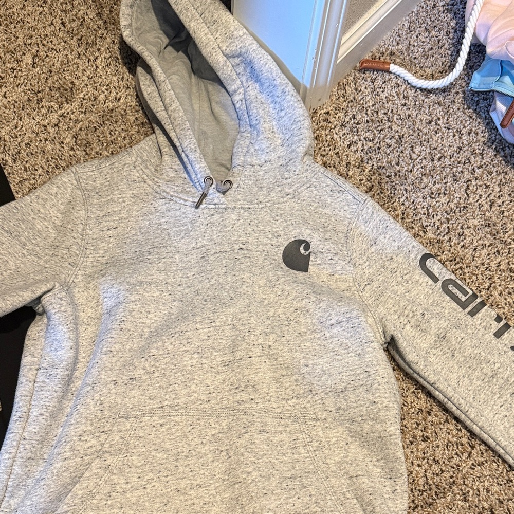 Carhartt Heather Gray Pullover Hoodie